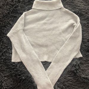Cropped turtle neck